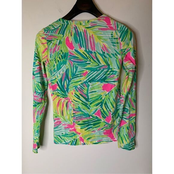 Lilly Pulitzer Amelia Island Tunic pullover top women's size XS - Picture 5 of 6